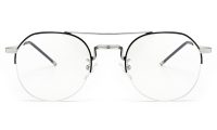 Anti Blue Glasses-C11815 Silver With Black